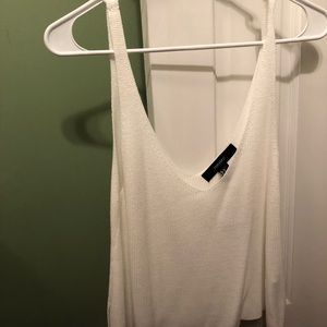 White crop top from forever 21